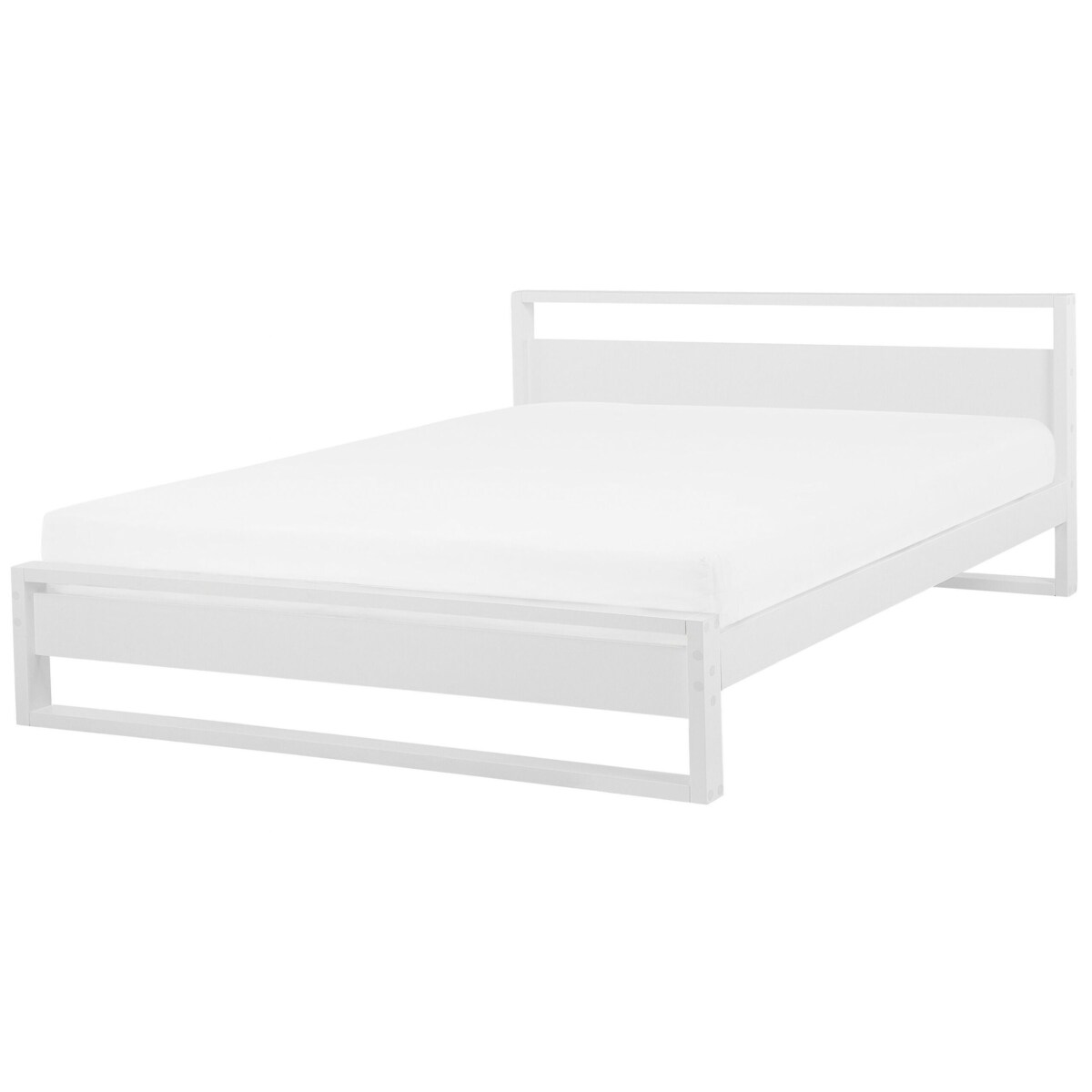 Łóżko drewniane 180 x 200 cm białe GIULIA