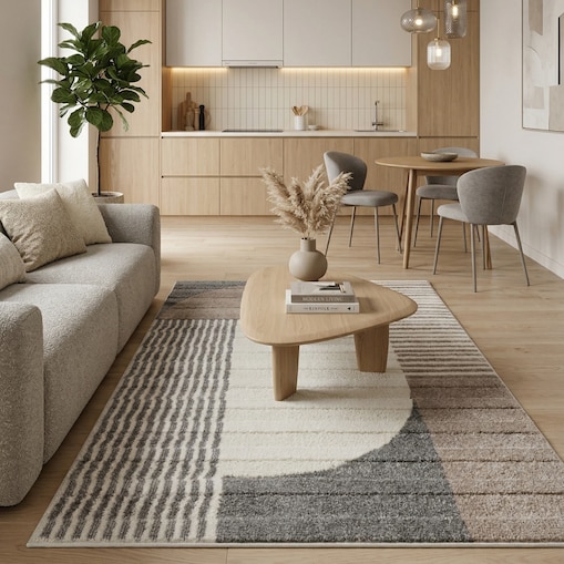 Dywan nowoczesny Mono 120x170 cm Geometryczny wielokolorowy