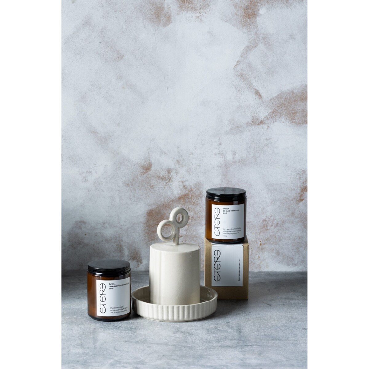 Dekoracyjne naczynie na spokojny płomień