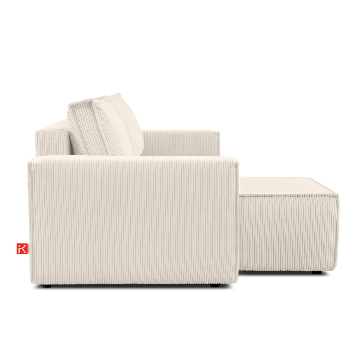 KONSIMO NAPI Uniwersalny narożnik z funkcją spania, kolor ecru, prawy/lewy