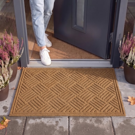 Wycieraczka wejściowa 60x90cm Contours Parquet Sand Beżowy