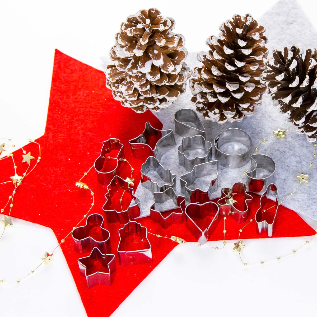 Foremki Do Pierników Wykrawacze Do Ciastek Metalowe 16 Sztuk