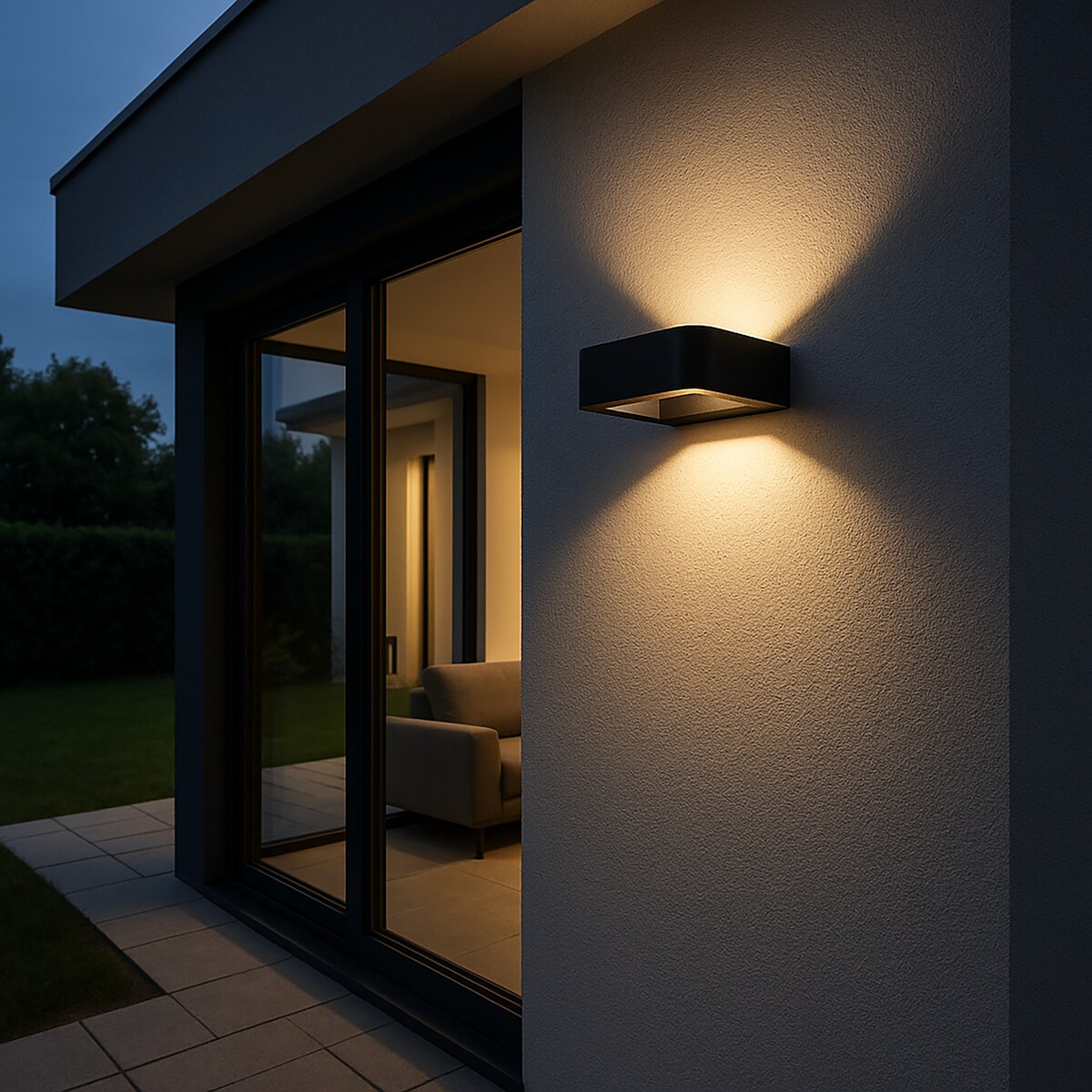 Kinkiet Zewnętrzny LED Arius Black 10W IP54 TK Lighting