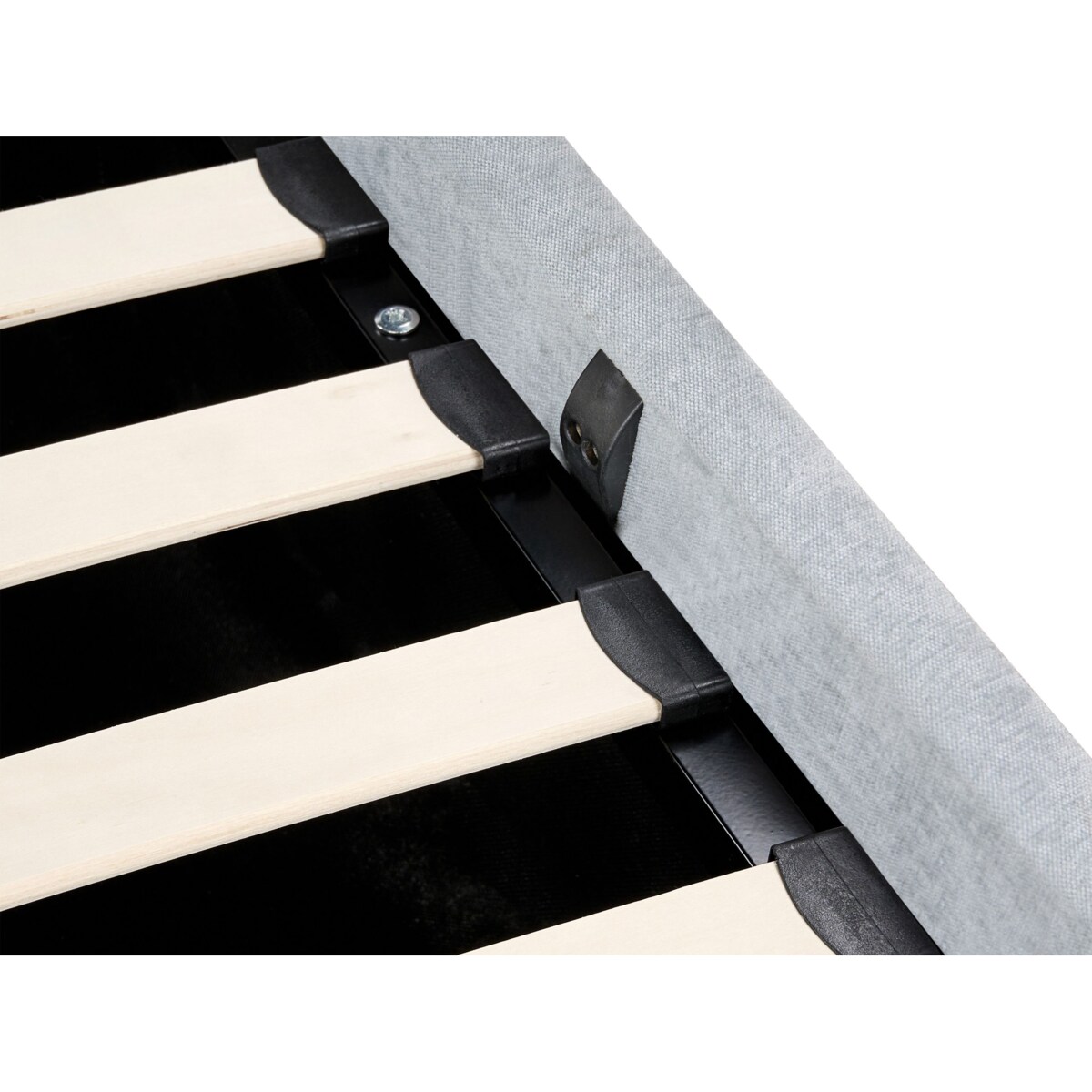 Łóżko z pojemnikiem QUILLIEN 160 x 200 cm Błękitny