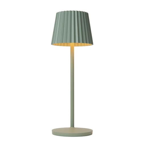 Zewnętrzna lampa stołowa LED 2W Lucide Justine z ładowarką, akumulatorowa, 3 tryby świecenia, IP54
