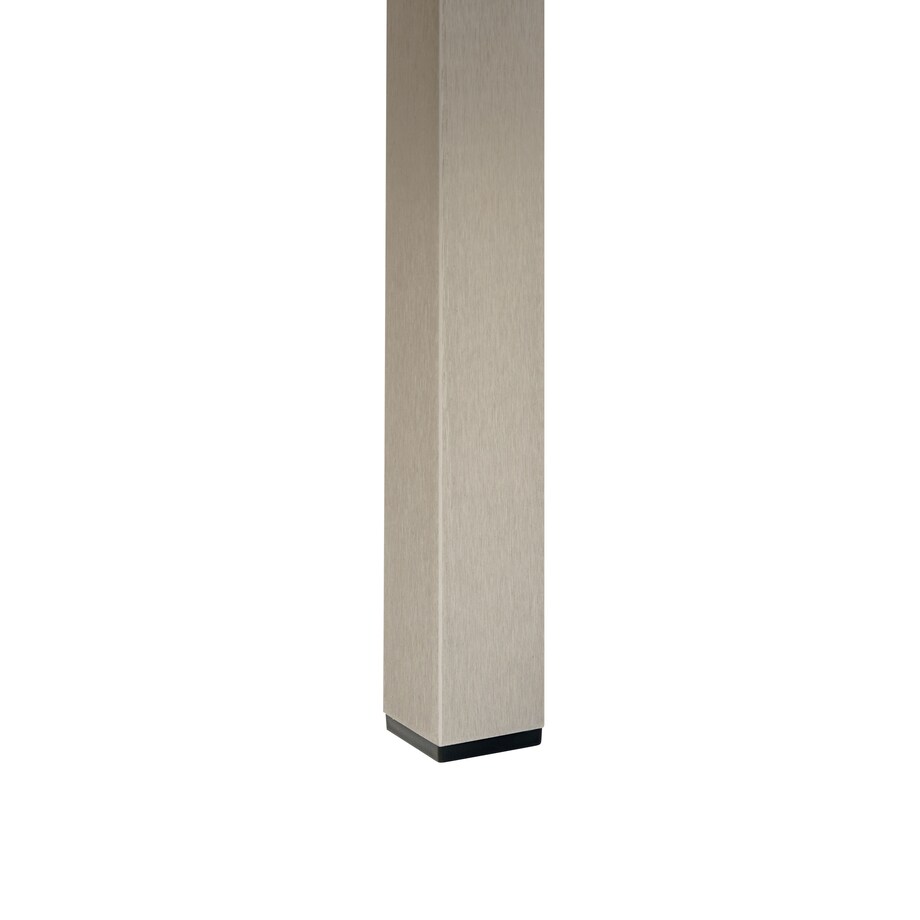 Stół ogrodowy VERNIO 180 cm 90 cm Metal Czarny/ srebrny