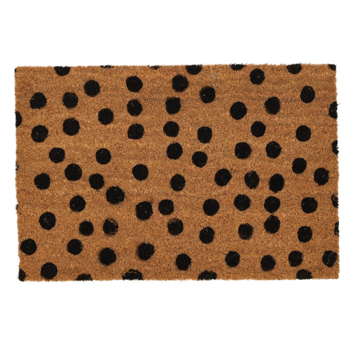 Wzorzysta wycieraczka z włókna kokosowego, 59 x 39 cm