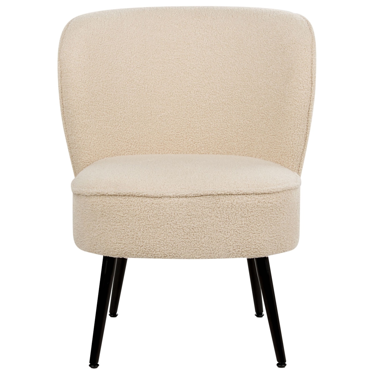 Fotel boucle jasnobeżowy VOSS