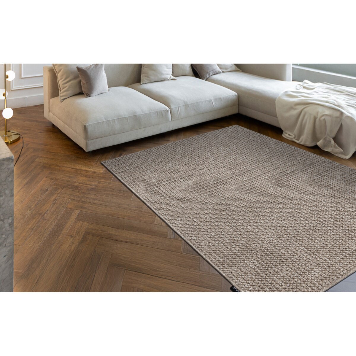 Dywan CASABLANCA LOOP brązowy pętelkowy, 300x400 cm