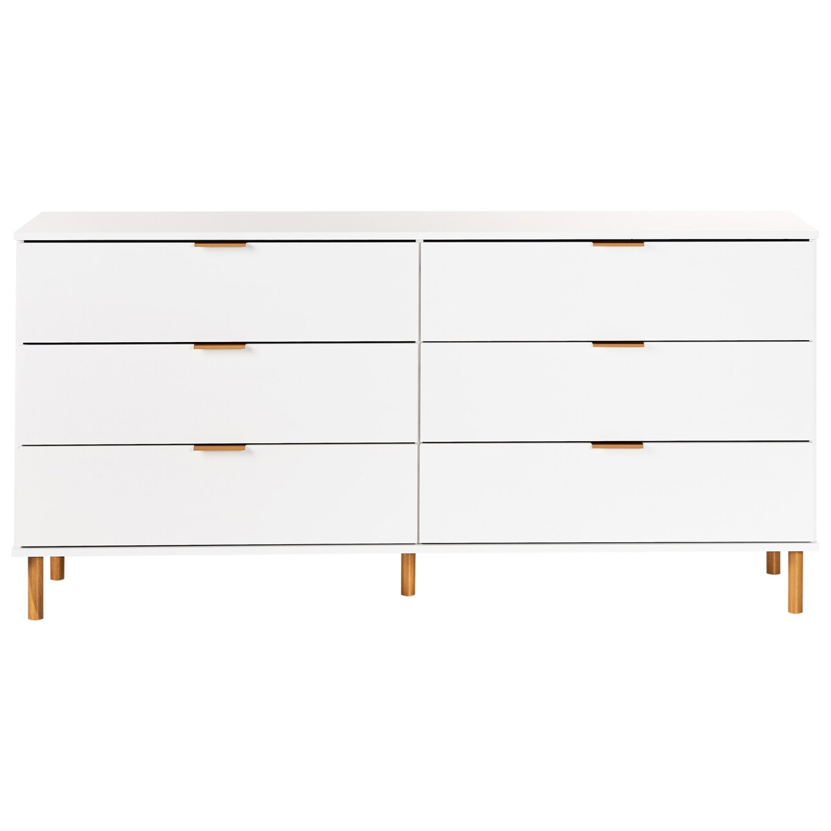 Komoda 6 szuflad WALPOLE Biały