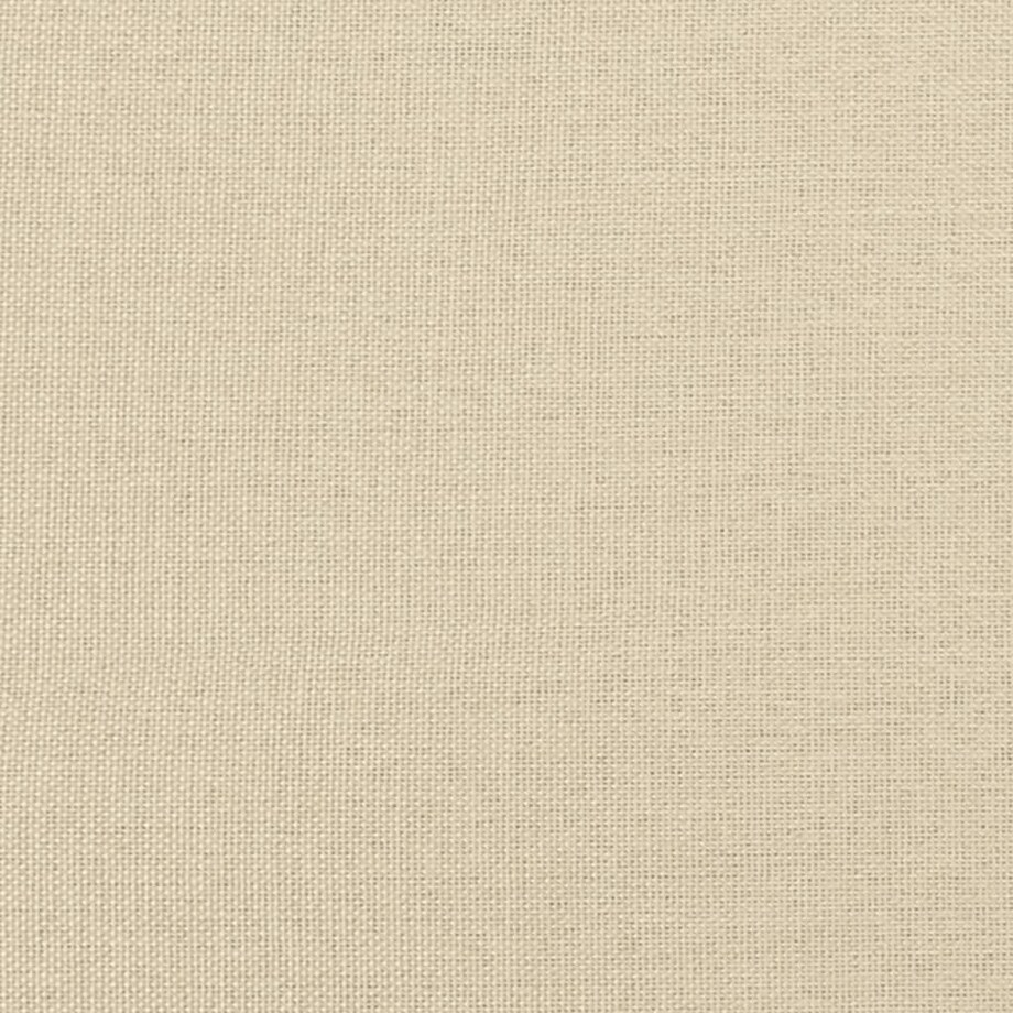 vidaXL 2-osobowa sofa, kremowa, 120 cm, tapicerowana tkaniną