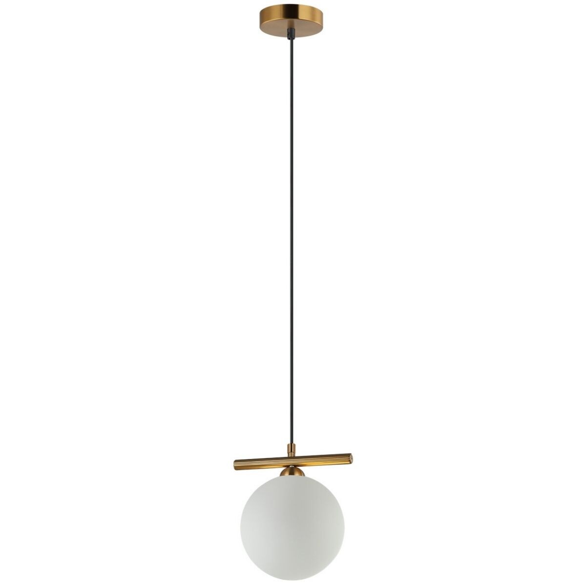 Nowoczesna lampa wisząca Merseta PND-463321M-BRO+W Italux antyczny brąz