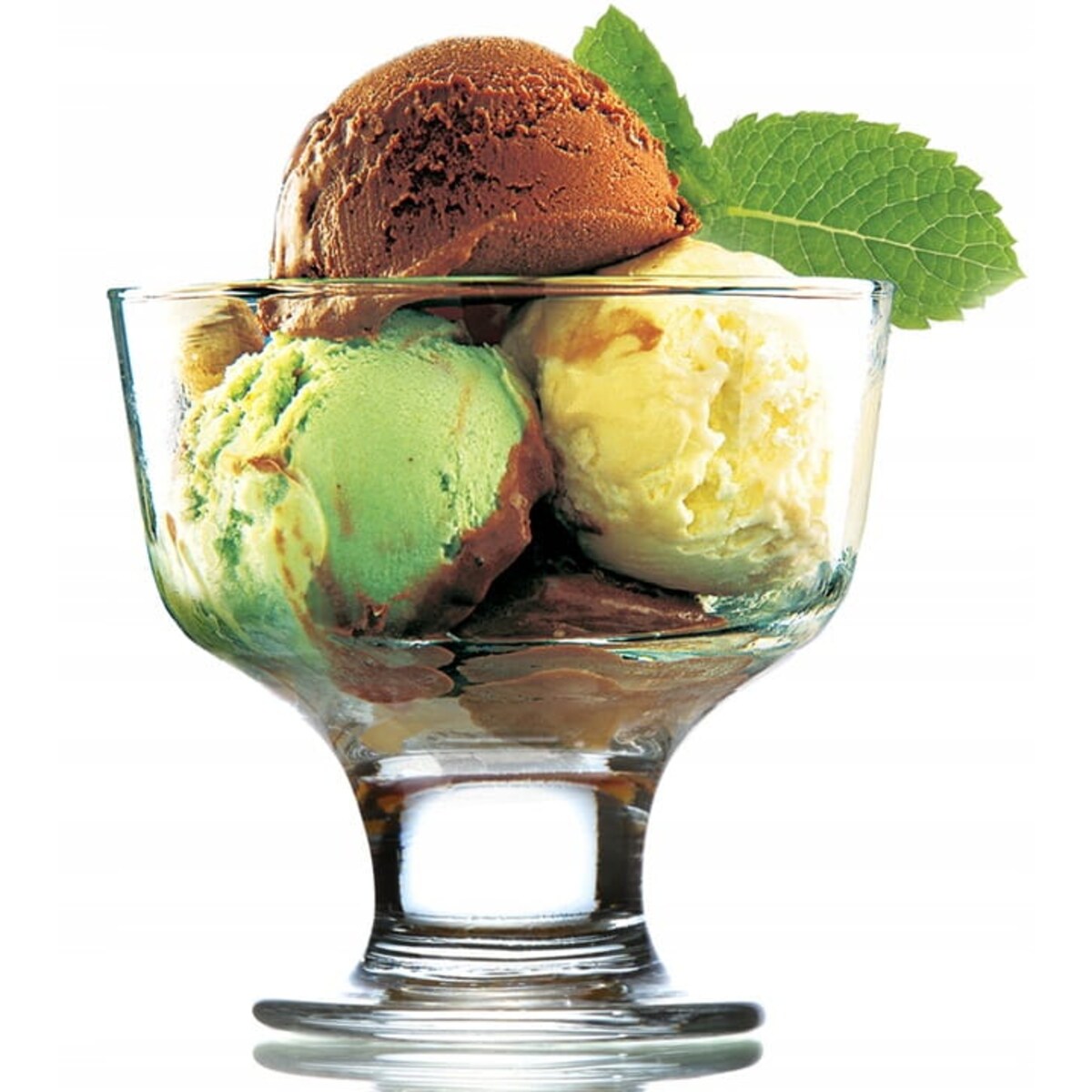 Szklany pucharek na lody desery Glasmark Krosno 270ml