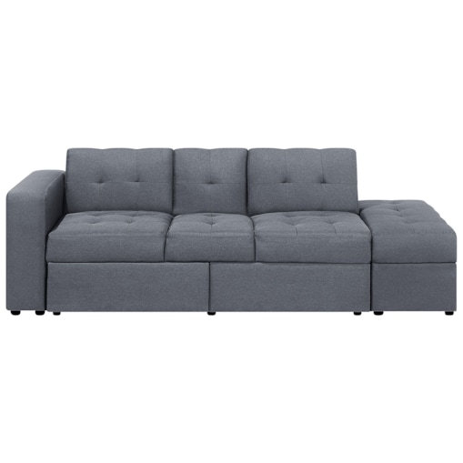 Sofa rozkładana ciemnoszara FALSTER