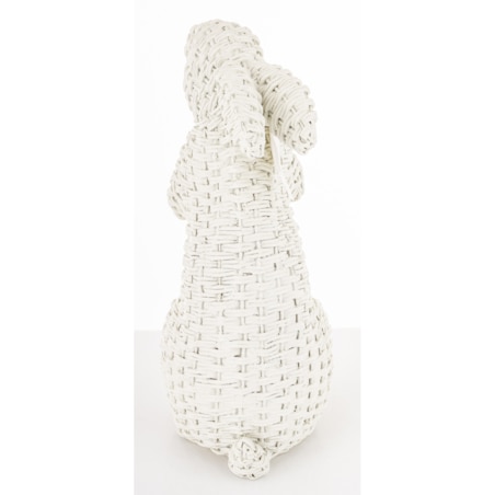 Dekoracja - figurka królika 27x11x16 cm AFICO biały