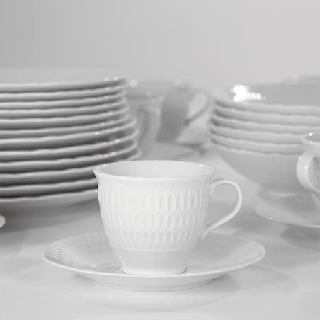 Filiżanka 250 ml Sofia biała 0001