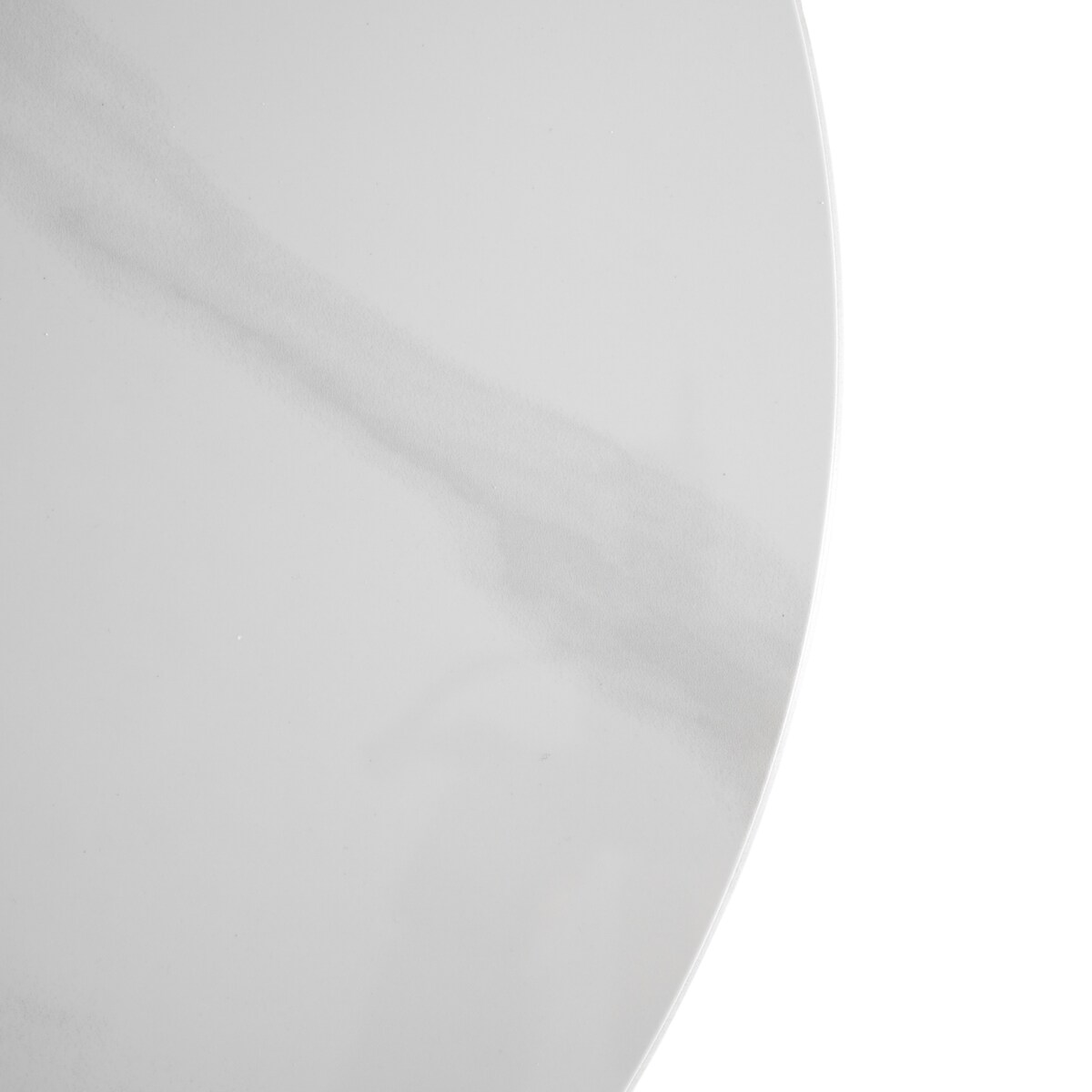 Stolik Kawowy Okrągły Mały Złoty Ława Okrągła Glamour Biały Połysk KORIN