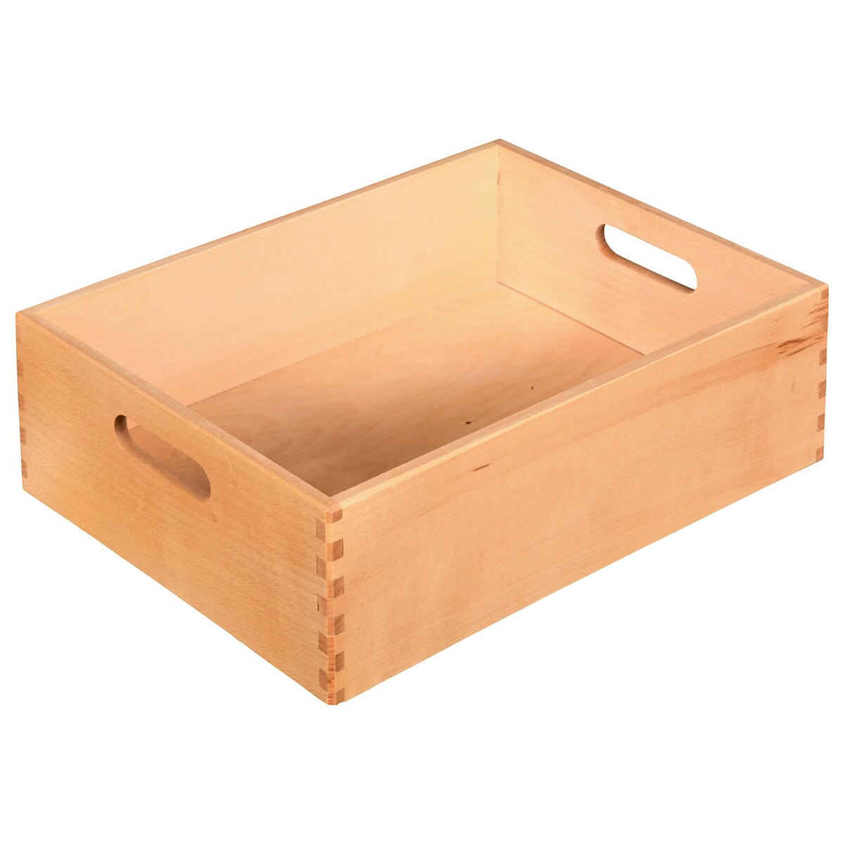 Pojemnik do przechowywania z uchwytami, drewno bukowe, Kesper