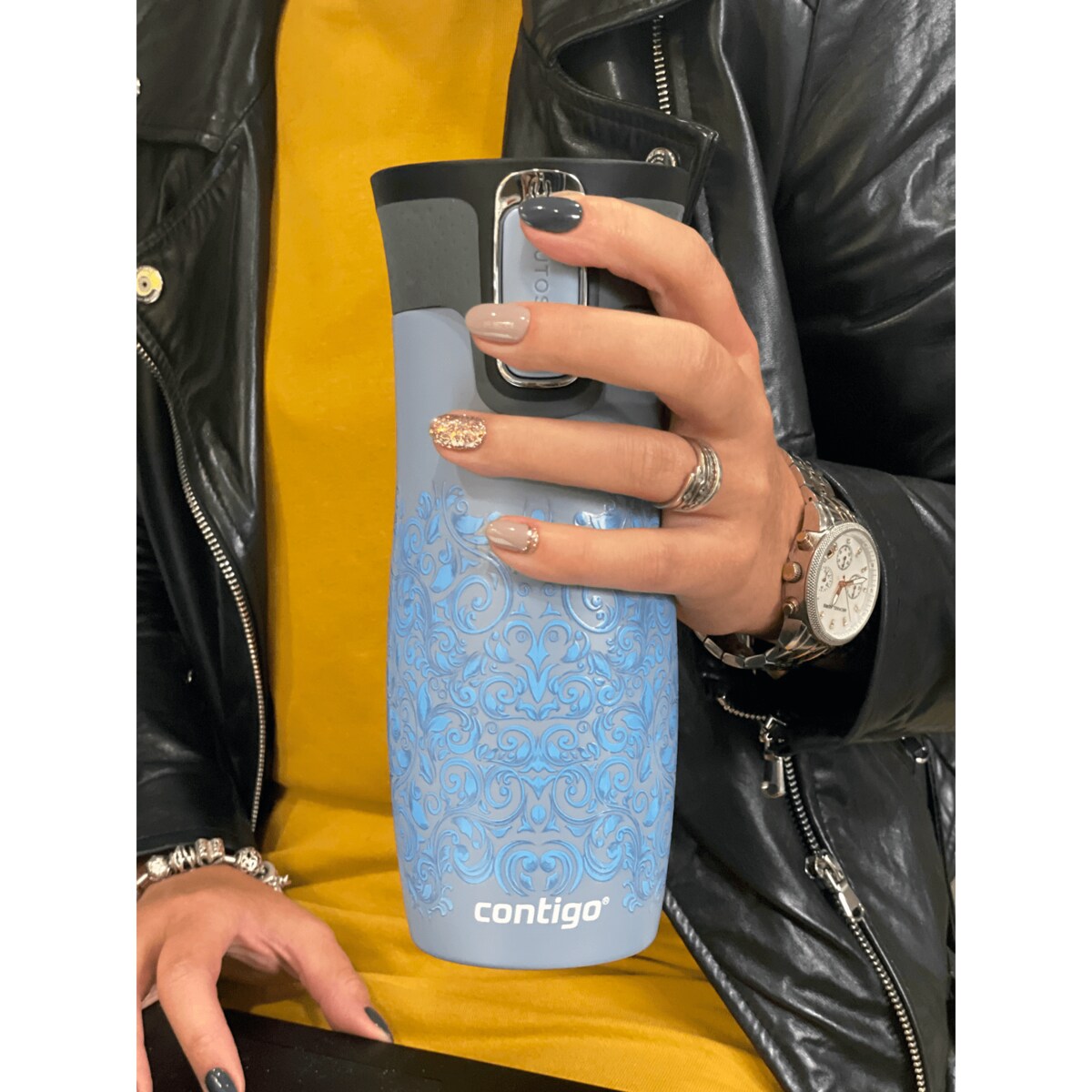 Kubek termiczny Contigo West Loop 2.0 470 ml - Glamour Blue