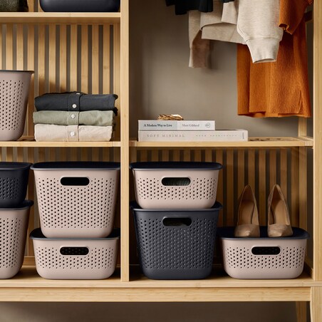 Pojemnik Plastikowy Ażurowy Pudełko Plastikowe Zamykany Z Pokrywką Box 10 L