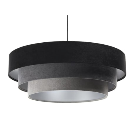 Lampa wisząca TRIO MIX czarna/szara/srebrna