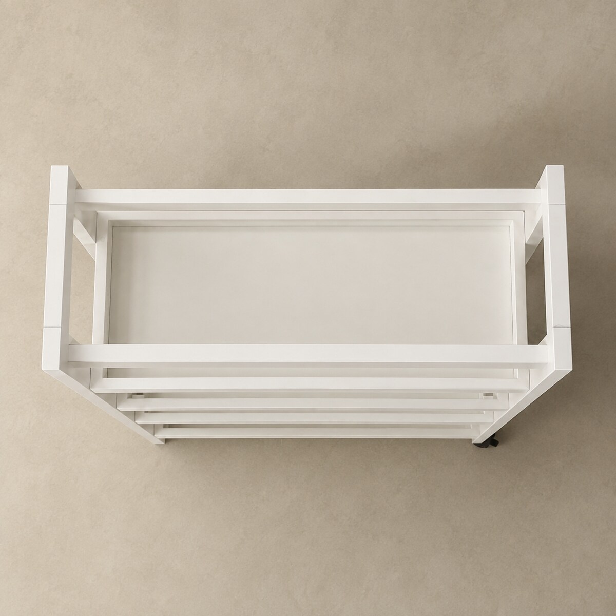 Wąski regał łazienkowy na kółkach, 3 półki KLUK, 38 x 15 x 76 cm