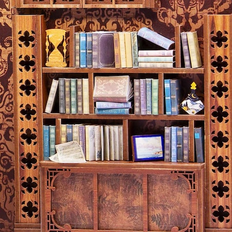 Miniaturowy domek Book Nook - Klimatyczna księgarnia - CuteBee