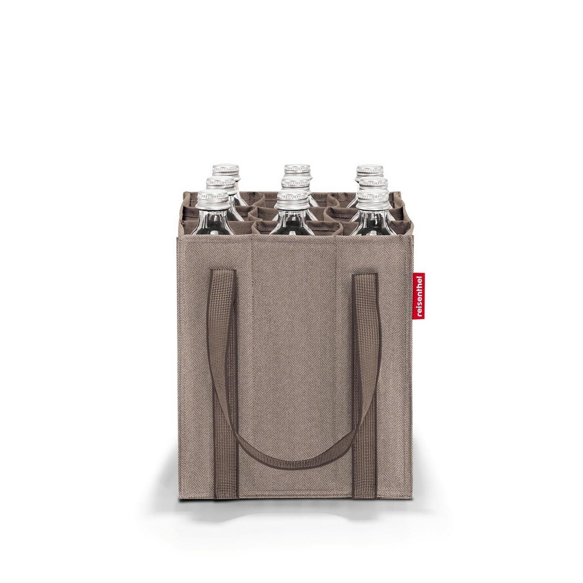 Torba BOTTLEBAG, herringbone mokka