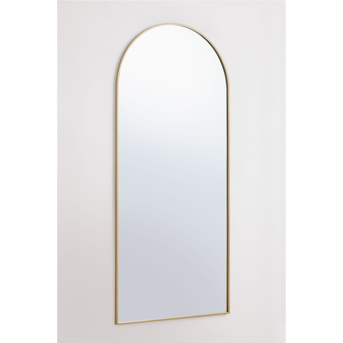 Lustro pólowalne w metalowej ramie złote 80x180 cm Inys