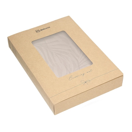 Pościel z satyny żakardowej Soft Sand 220x200 cm, 220x200 cm