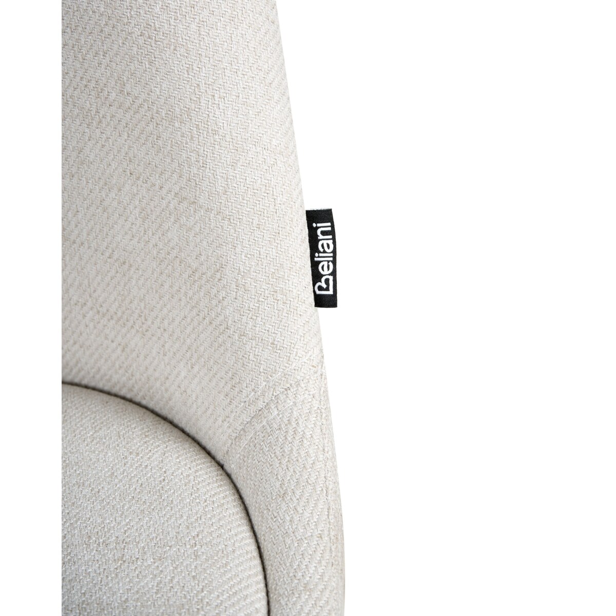 Zestaw 2 krzeseł do jadalni HEDLEY Jasnobeżowy