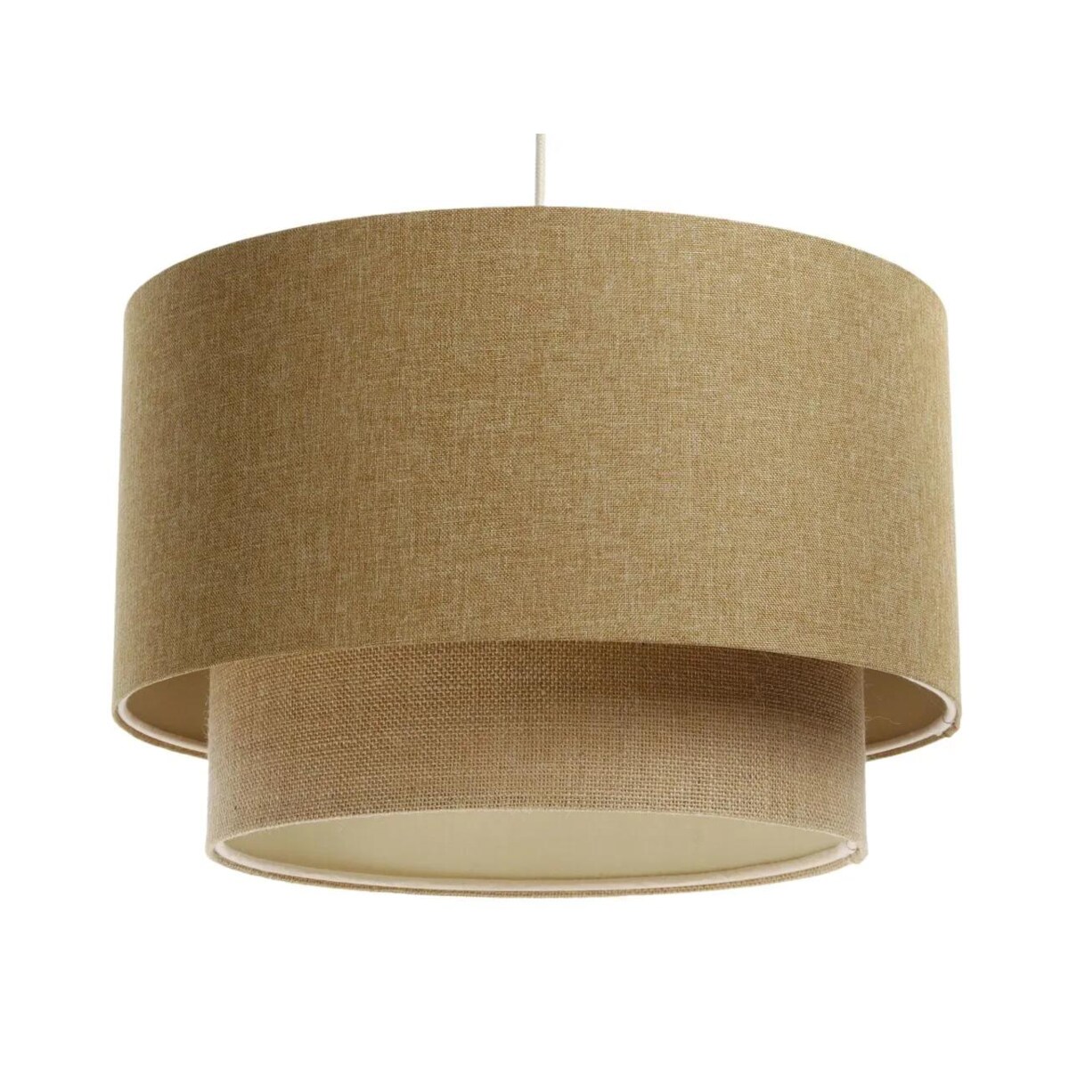 Lampa wisząca ERUTAN DOUBLE 50 żółta/beżowa