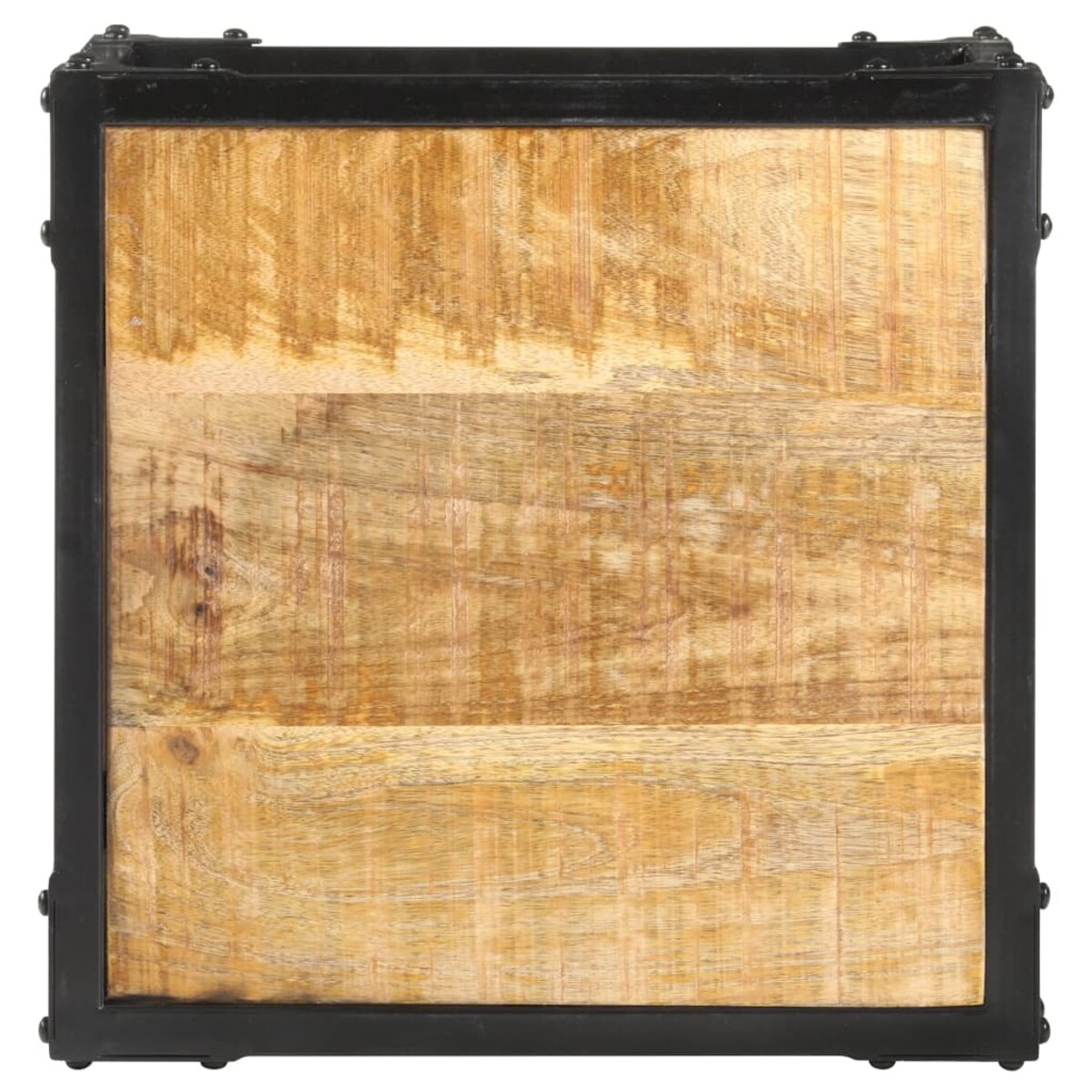 vidaXL Stolik kawowy, 40x40x36 cm, lite, surowe drewno mango