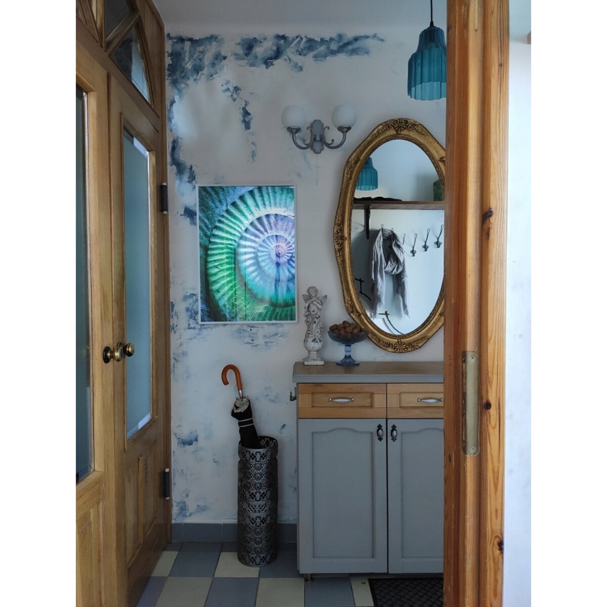 OBRAZ PODŚWIETLANY LED JELEŃ ramka czarna CANVAS SLIM 40x50 cm + zasilacz