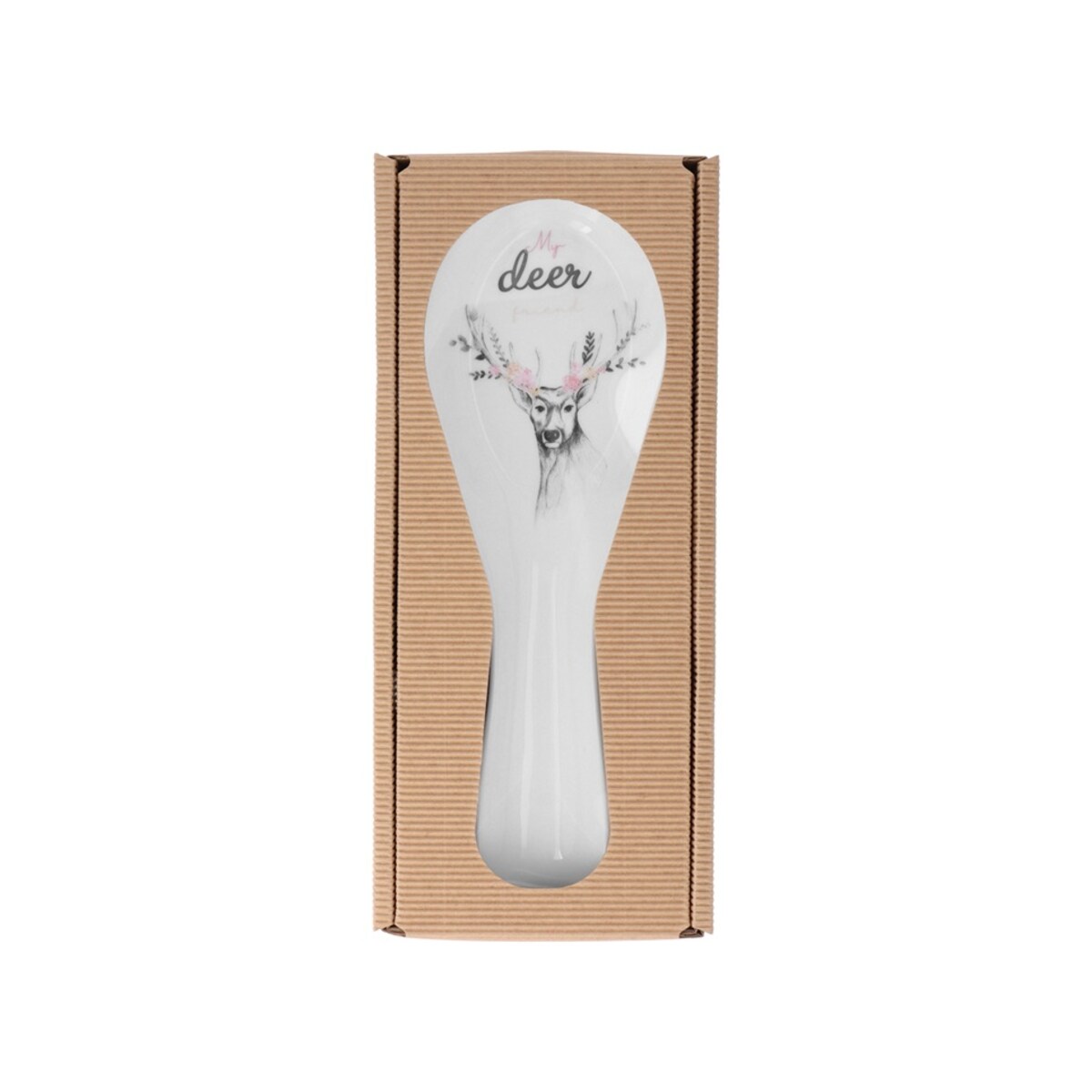 Łyżka podstawka Jelonek różowy G536