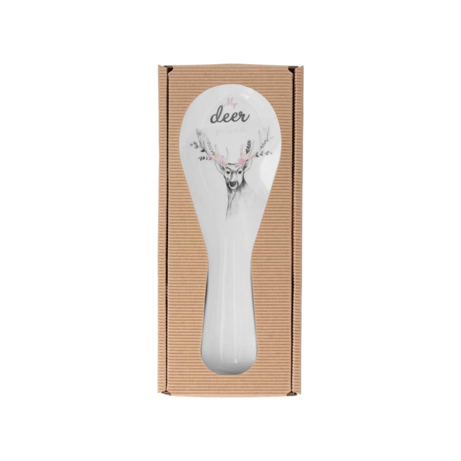 Łyżka podstawka Jelonek różowy G536