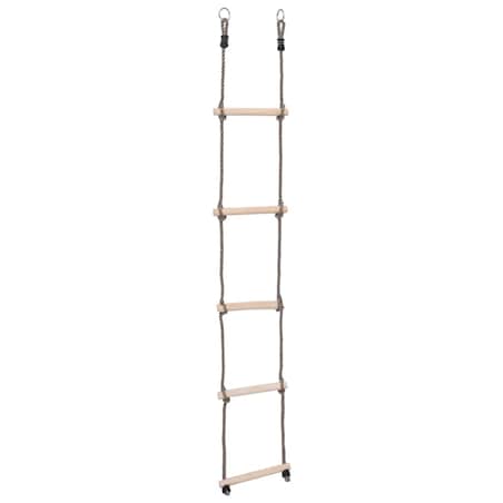 vidaXL Drabinka 5-stopniowa, 210 cm, lite drewno sosnowe