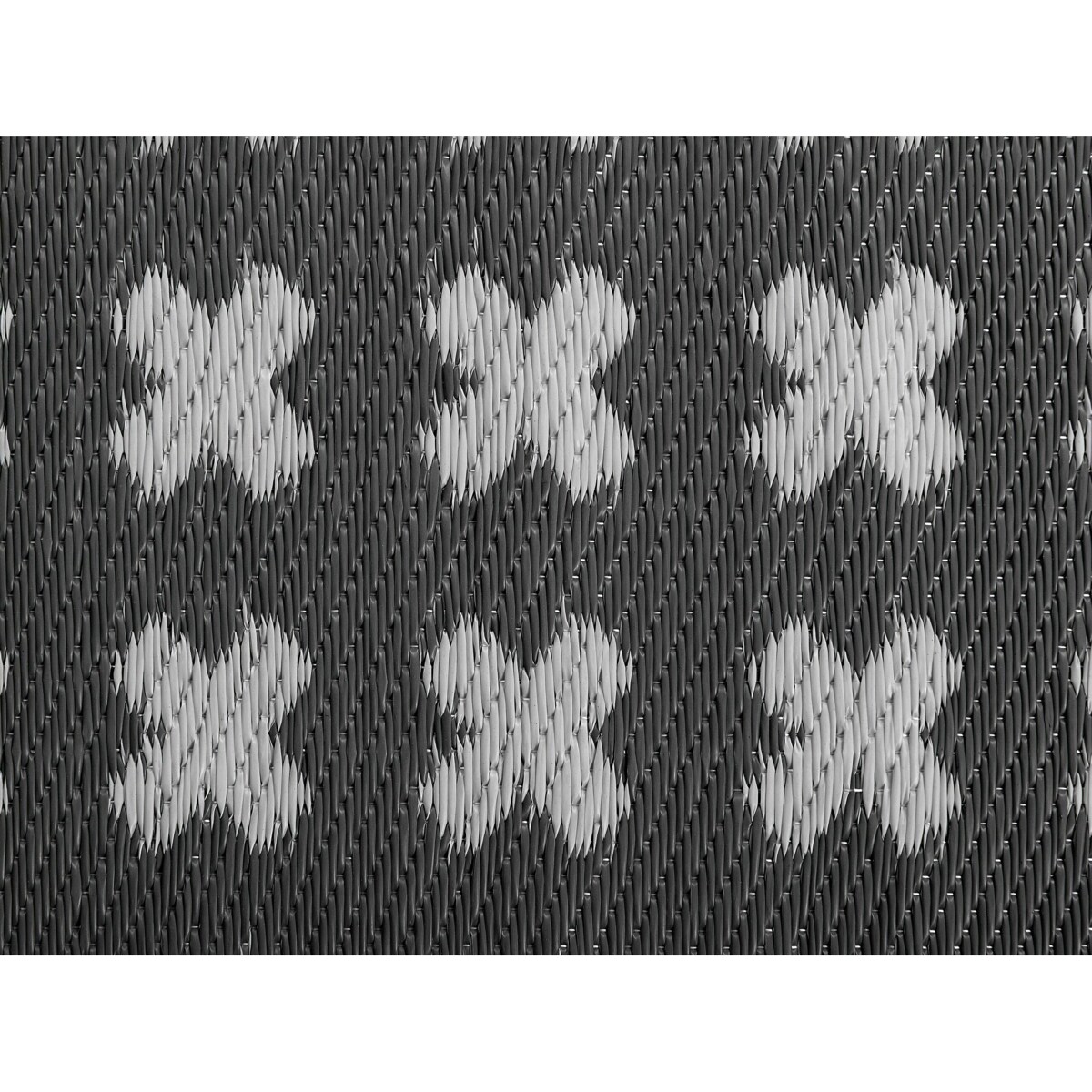 Dywan zewnętrzny 90 x 180 cm czarny ROHTAK