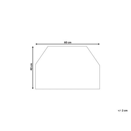 Wycieraczka SELATNA Naturalny 40 x 60 cm Wzór świąteczny Włókno kokosowe