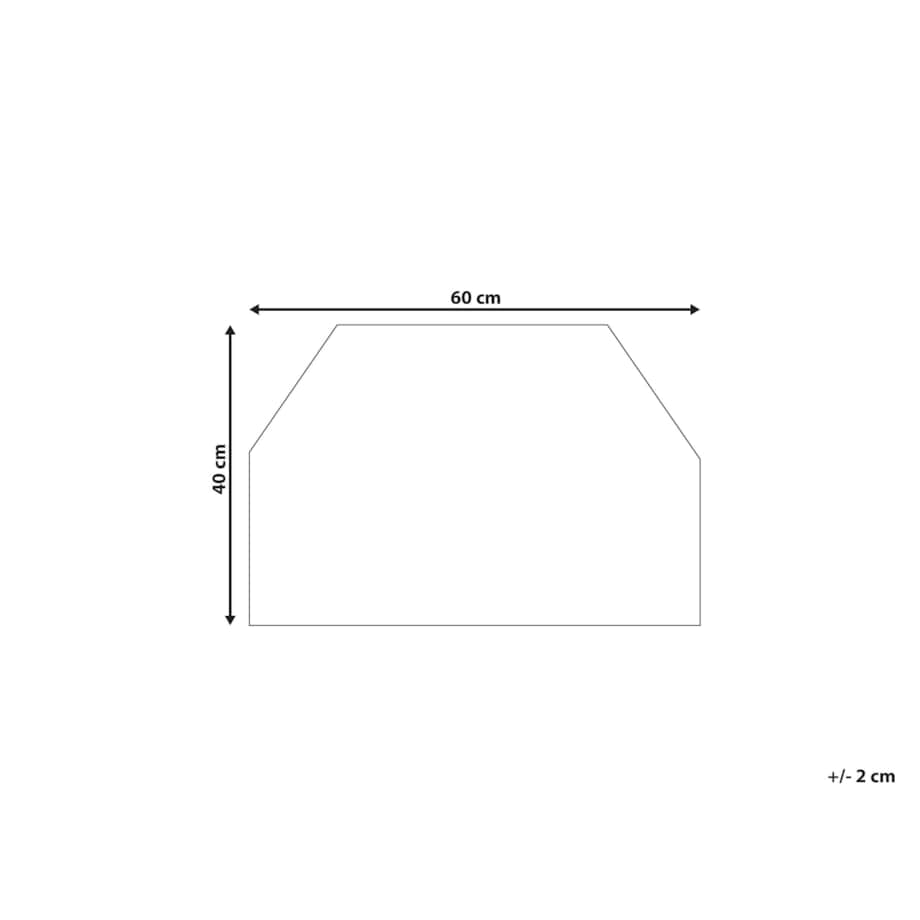 Wycieraczka SELATNA Naturalny 40 x 60 cm Wzór świąteczny Włókno kokosowe