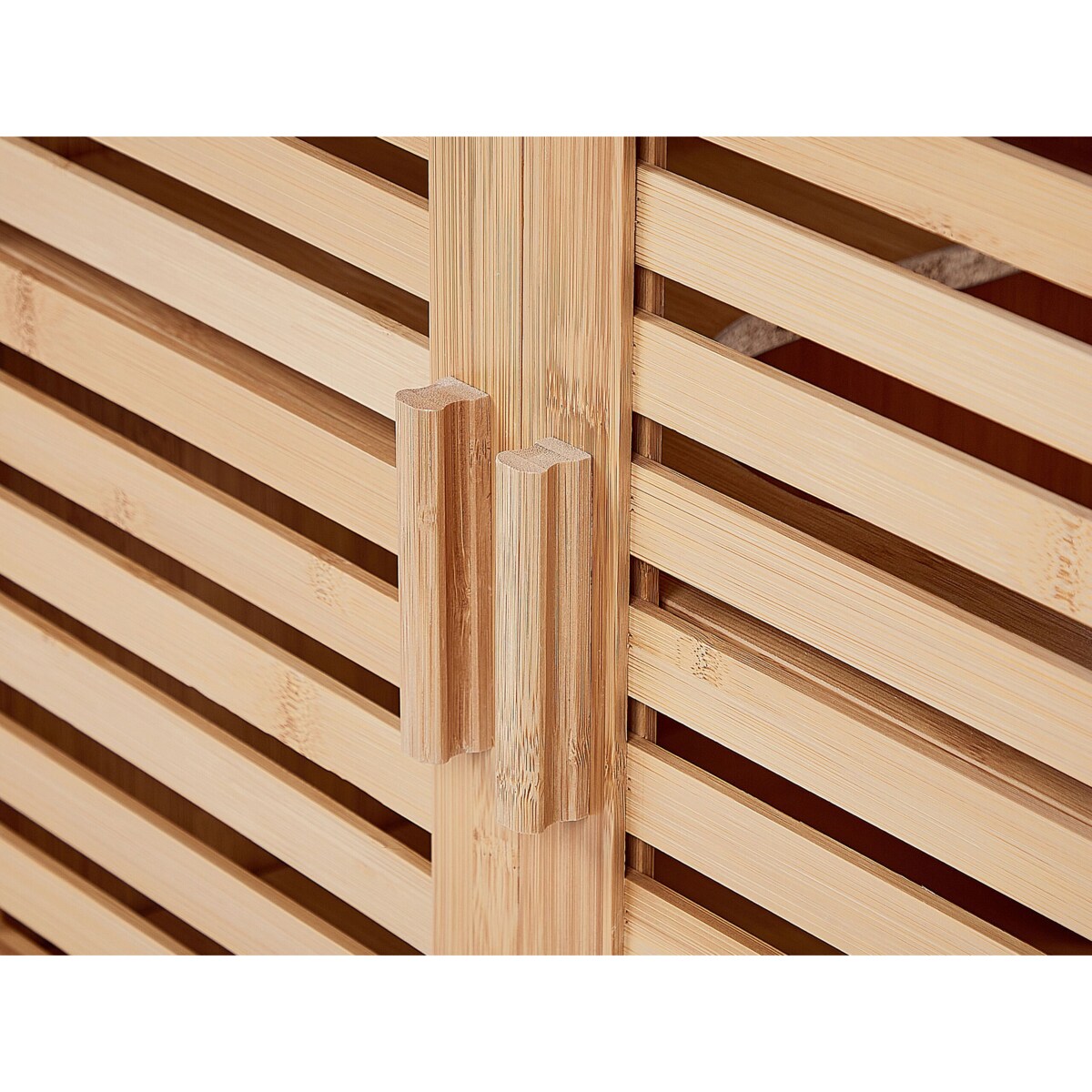 Bambusowa szafka pod umywalkę jasne drewno MISSOULA