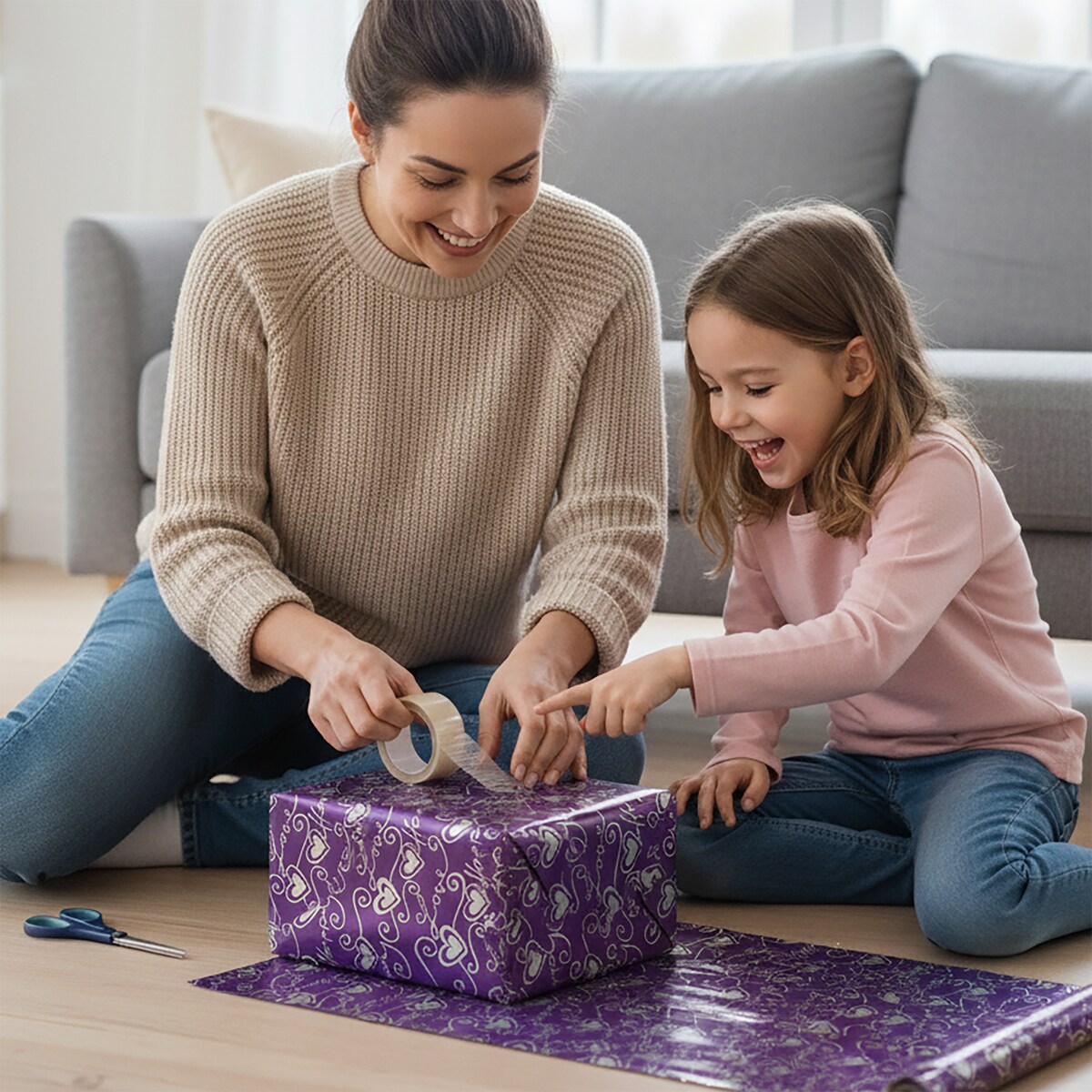 Papier Prezentowy Do Pakowania Prezentów 20 m MEGAROLKA Ozdobny Do Paczek Na Walentynki Urodziny