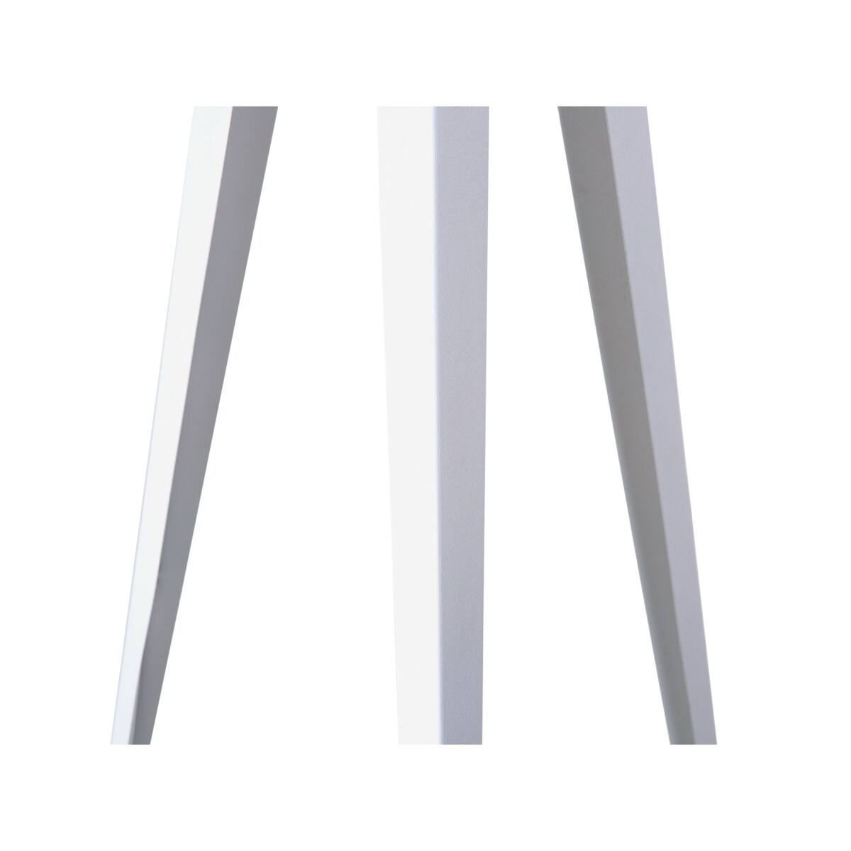Lampa podłogowa metalowa biała STILETTO