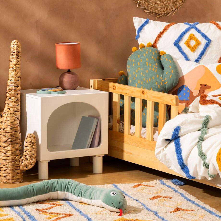 Szafka nocna biała na nóżkach Tara 42x40x32cm