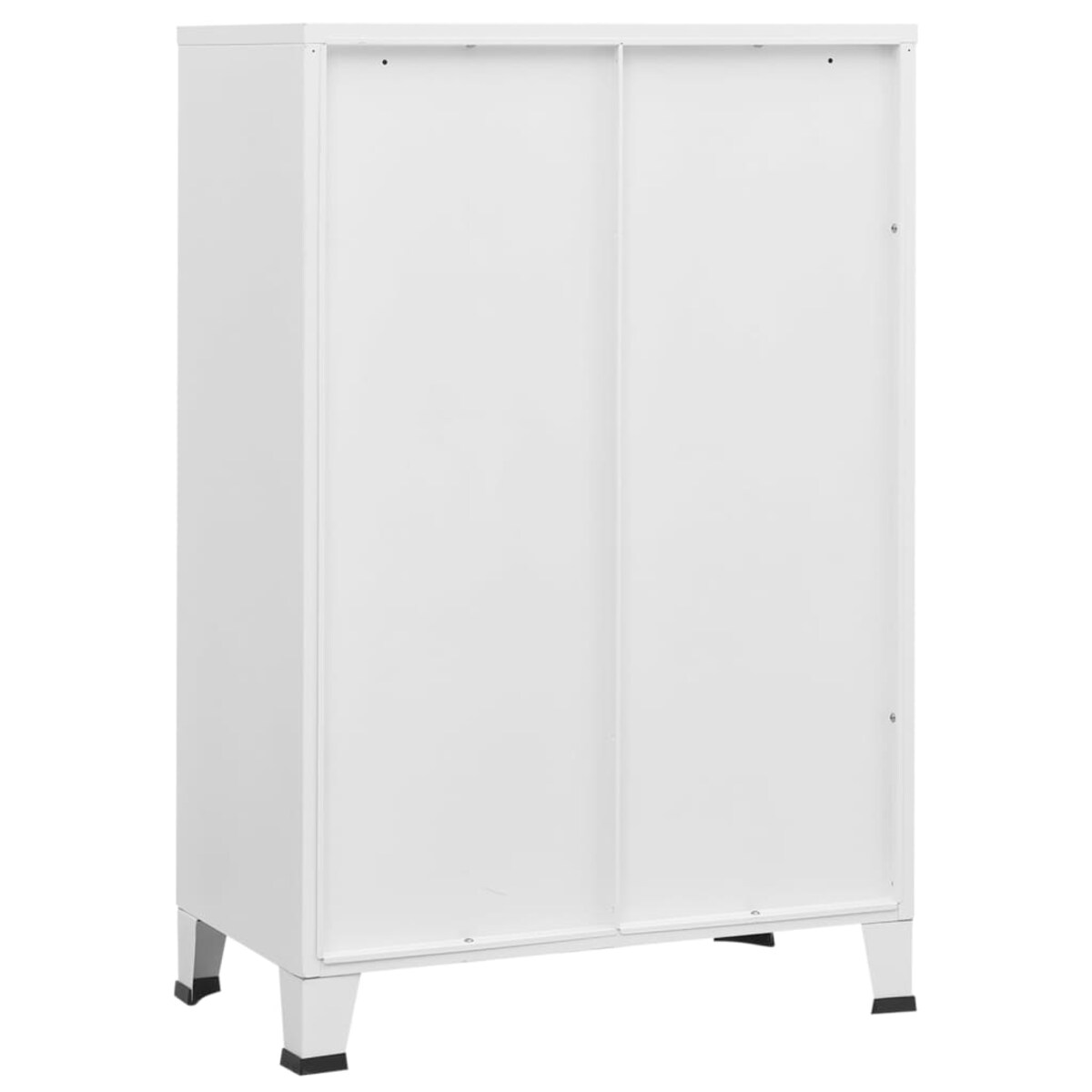 vidaXL Industrialna szafka, biała, 75x40x115 cm, metalowa
