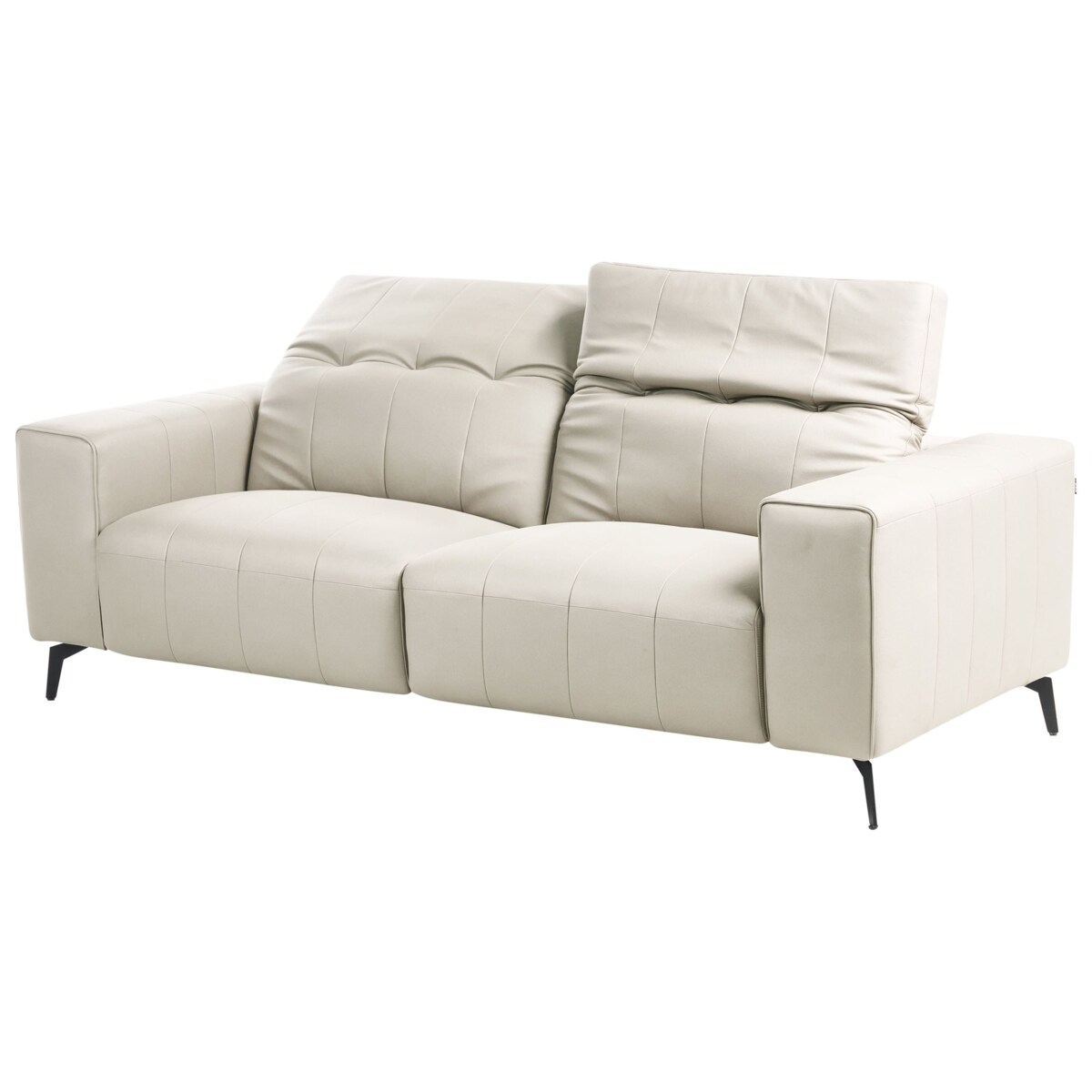 Komplet wypoczynkowy dla 6 osób OMMEL Ekoskóra Jasnobeżowy