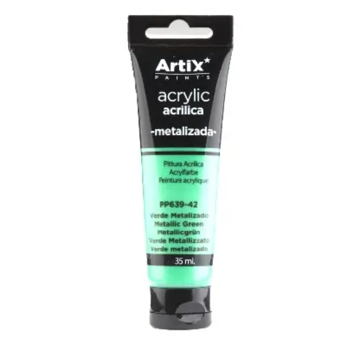 farba akrylowa metallic green artix pp639-42, 35ml