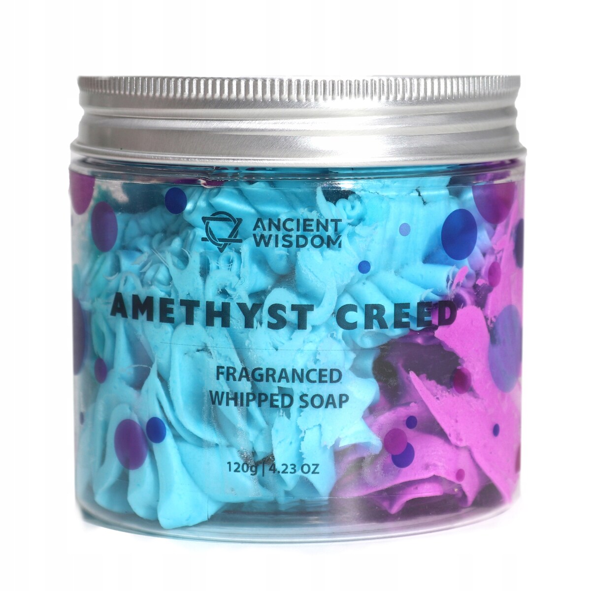 AWGIFTS Puszyste Kremowe Mydło 120g MĘSKIE Amethyst Creed spa relaks kąpiel