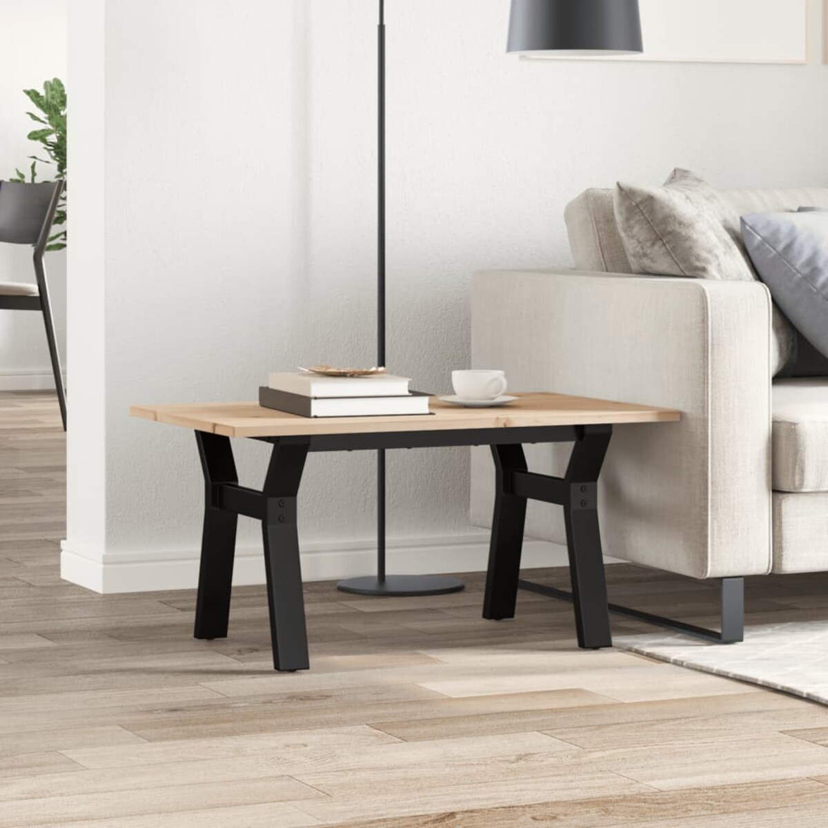 vidaXL Stolik kawowy z nogami w kształcie litery Y, 80x50x40 cm