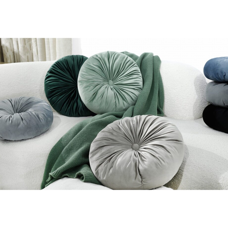 Ciemna Beżowa Poduszka Welurowa 40x40 SOFT